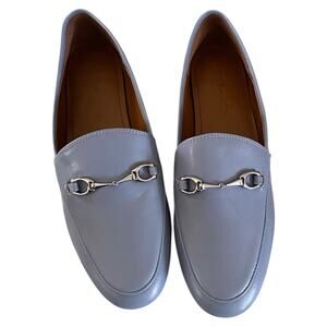 Coach Haley Loafer Women Size 6B Twilight Slip On Leather Flats Shoes Luxury